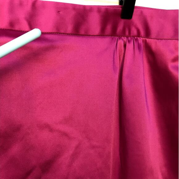 Talbots Fuschia Raspberry Satin Sheen Maxi Skirt size 20 NWT - Read Description - Picture 8 of 11